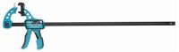 Струбцина реечная быстрозажимная GROSS, пистолетного типа, пошаг. мех. пласт. корп. 24" (600 мм) 20701