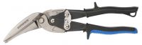 Ножницы по металлу GROSS "PIRANHA", 270мм, прямой и правый проходной рез, сталь-СrMo, двухкомпонентные рукоятки 78333