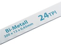Полотна для ножовки по металлу GROSS, 300 мм, 24TPI, BIM, 2 шт. 77729