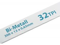 Полотна для ножовки по металлу GROSS, 300 мм, 32TPI, BiM, 2 шт. 77728