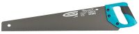 Ножовка по дереву GROSS "PIRANHA", 550 мм, 11-12 TPI, зуб-3D, калёный зуб, тефлоновое покрытие полотна, 2-х комп. рук-ка 24108