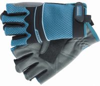 Перчатки GROSS комбинированные облегченные, открытые пальцы, AKTIV, XL 90317