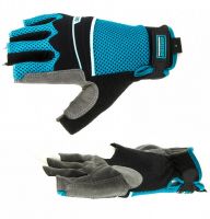 Перчатки GROSS комбинированные облегченные, открытые пальцы, AKTIV, М 90315