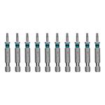 Бита Torx 10х50мм, сталь S2, шестигр., 10 шт. GROSS 114068