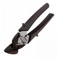Ножницы по металлу GROSS "PIRANHA", 185мм, прямой и левый рез, сталь-СrM, двухкомпонентные рукоятки 78359